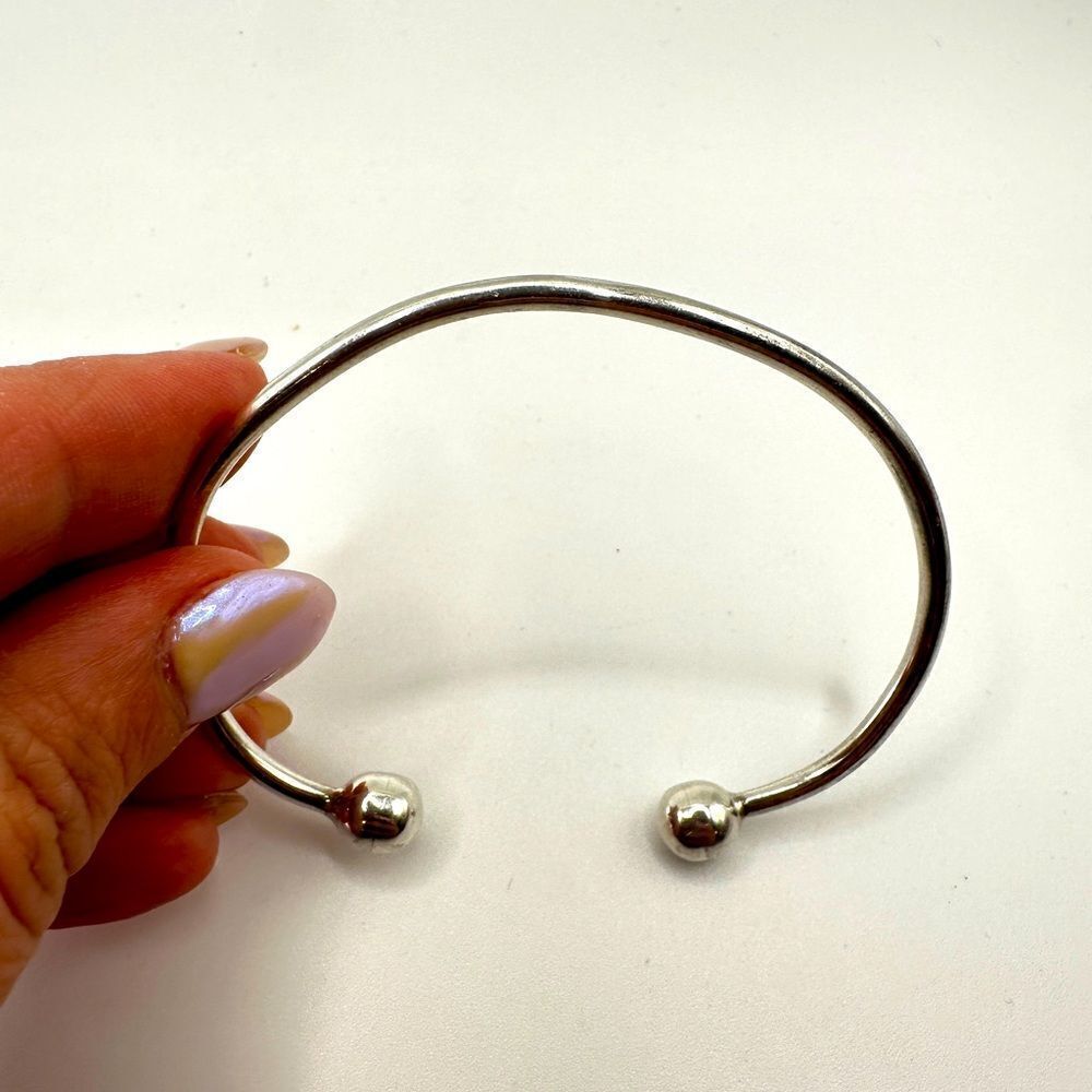 Marked AHM 925 sterling silver cuff bracelet!